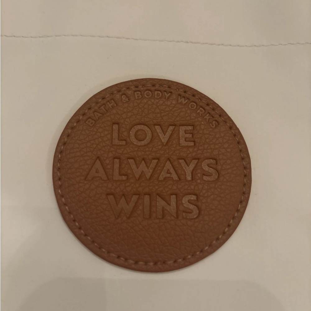 Bath & Body Works Love Always Wins Rainbow Pride Month CarryOn Tote Bag Purse